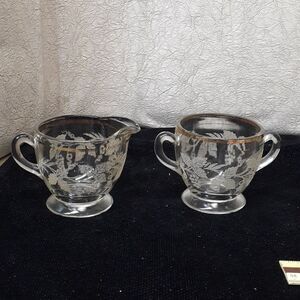 Vintage‎ Bartlett Collins  sugar creamer set